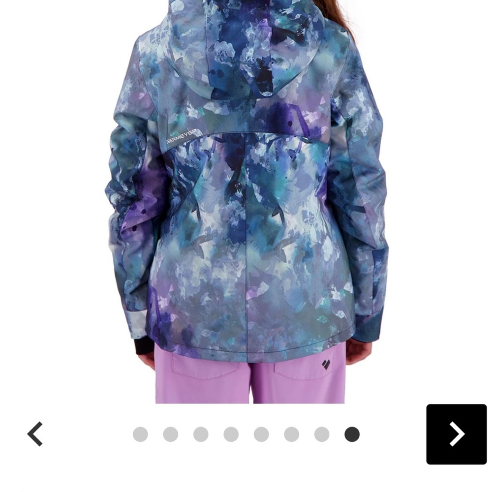 Obermeyer Blue and Purple Kids Jacket - Picture 8 of 11